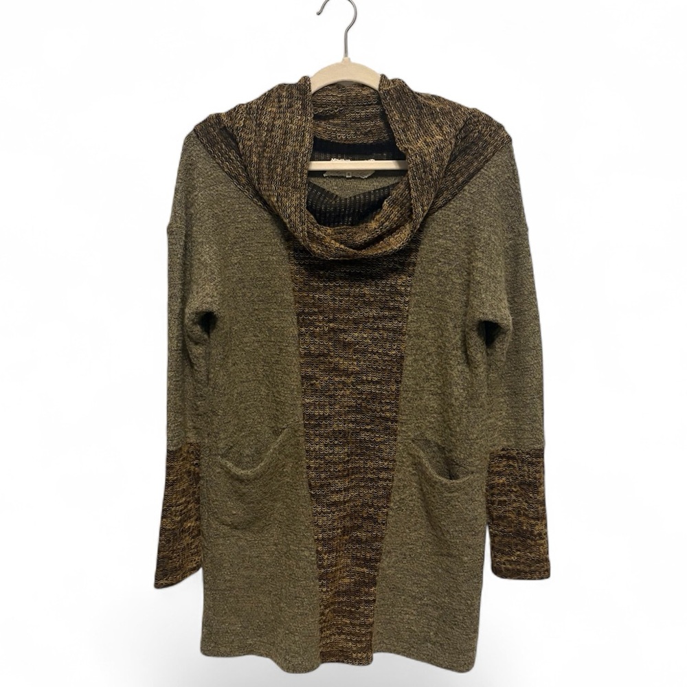 A'reve Anthropologie Sweater Womens Small Wool Blend Cowl Neck Lagenlook Tunic